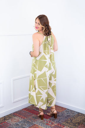 Macacão Maldivas – Pantalona em Crepe com Amarração