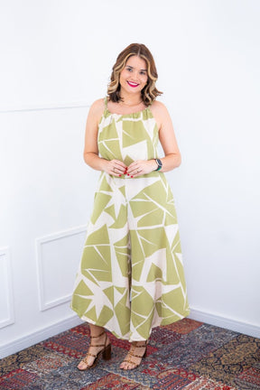 Macacão Maldivas – Pantalona em Crepe com Amarração