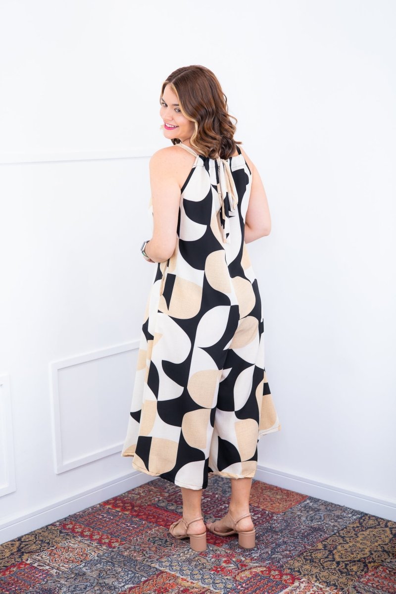 Macacão Maldivas – Pantalona em Crepe com Amarração