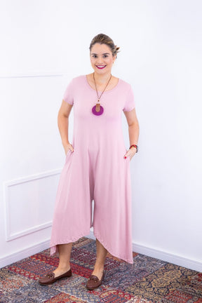 Macacão Origem - Gola Redonda com Barra Triangular em Viscolycra