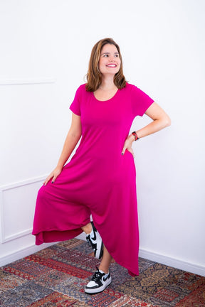 Macacão Origem - Gola Redonda com Barra Triangular em Viscolycra