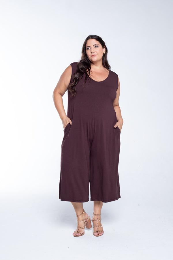 Macacão Soul - Regata Pantacourt em Viscolycra