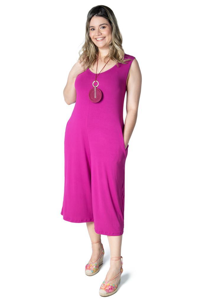 Macacão Soul - Regata Pantacourt em Viscolycra