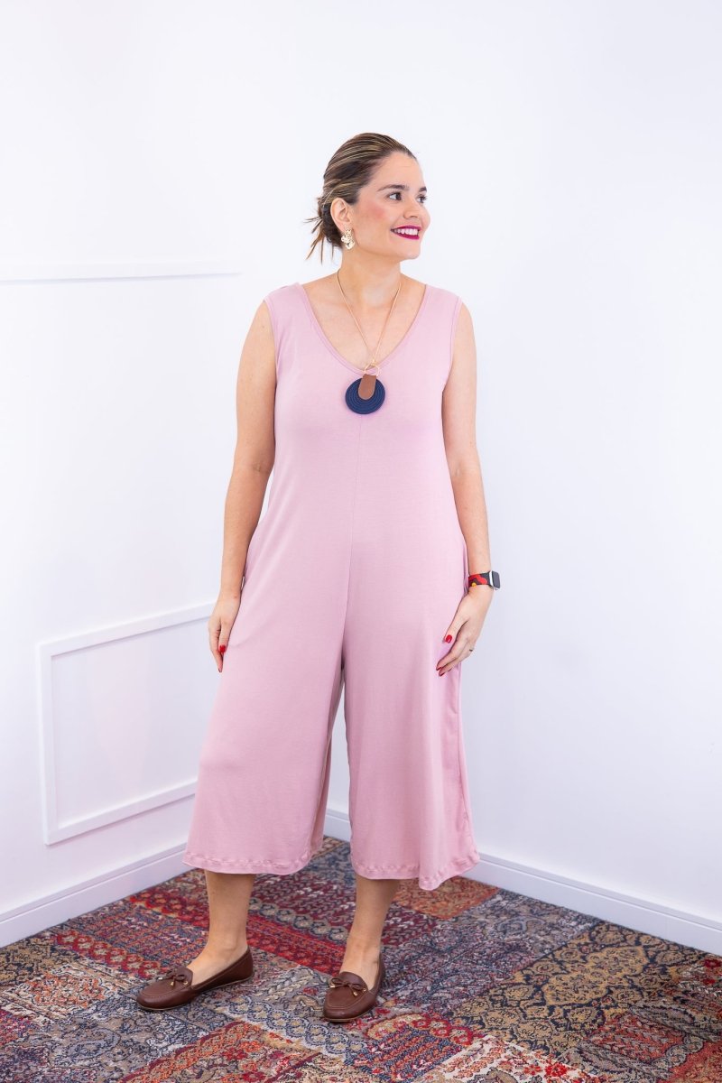 Macacão Soul - Regata Pantacourt em Viscolycra