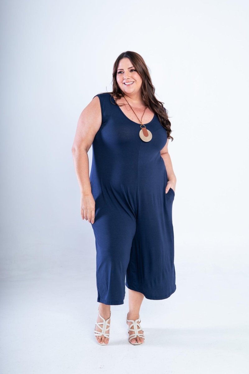 Macacão Soul - Regata Pantacourt em Viscolycra