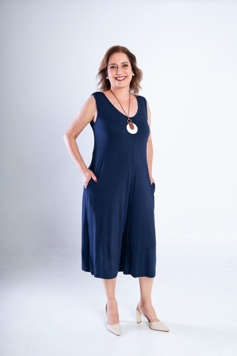 Macacão Soul - Regata Pantacourt em Viscolycra