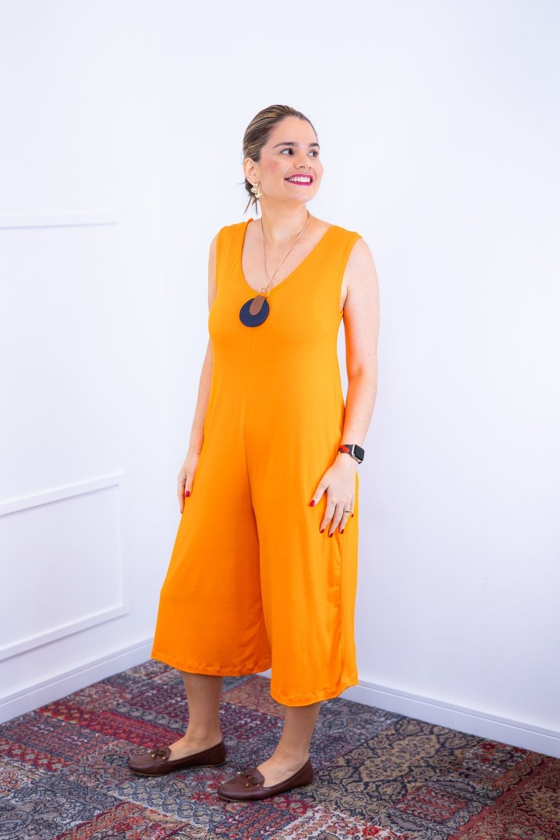 Macacão Soul - Regata Pantacourt em Viscolycra