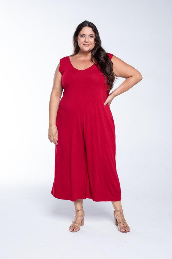 Macacão Soul - Regata Pantacourt em Viscolycra