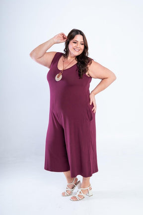 Macacão Soul - Regata Pantacourt em Viscolycra