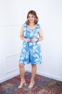 Macaquinho Dani - Regata com Bolsos Midi em Malha Confort Deluxe