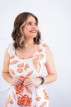 Macaquinho Dani - Regata com Bolsos Midi em Malha Confort Deluxe