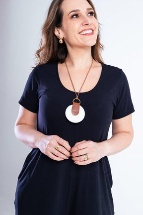 Macaquinho Jade - Midi com Mangas