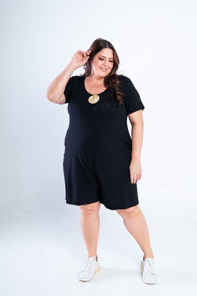 Macaquinho Jade - Midi com Mangas