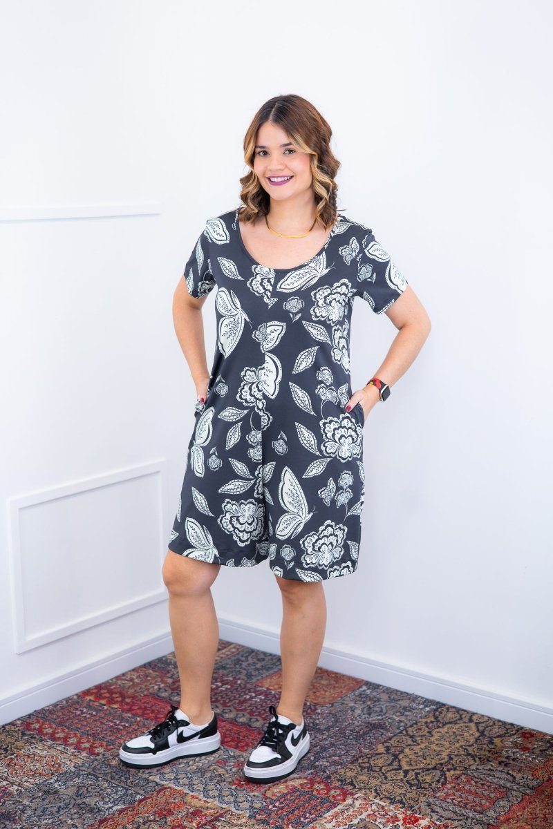 Macaquinho Jade - Midi com Mangas em Malha Confort Deluxe