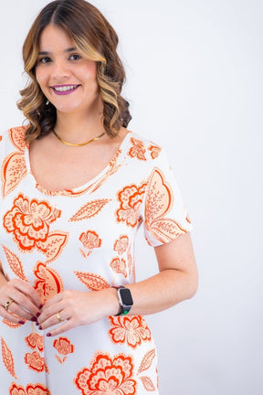 Macaquinho Jade - Midi com Mangas em Malha Confort Deluxe