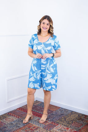 Macaquinho Jade - Midi com Mangas em Malha Confort Deluxe