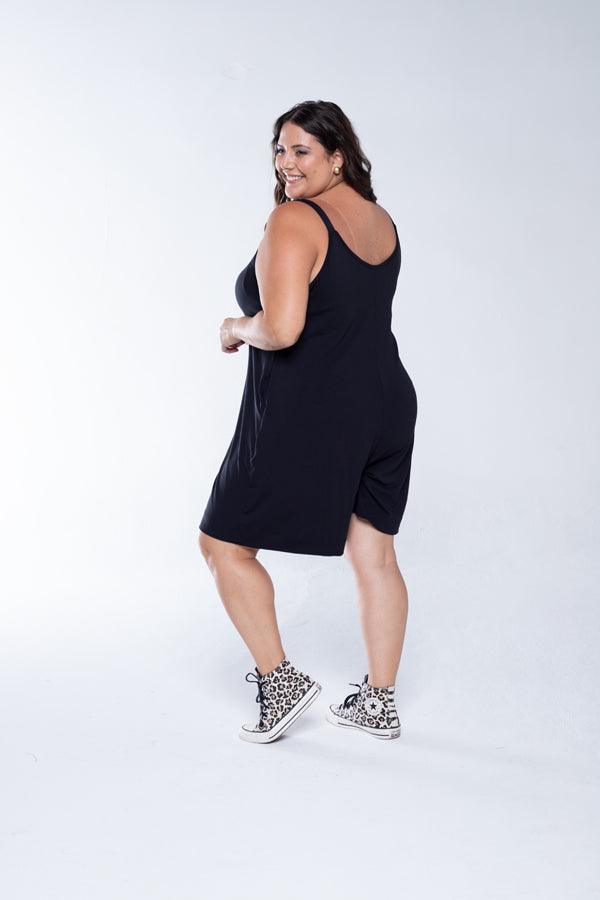 Macaquinho Kate - Midi Alça Larga