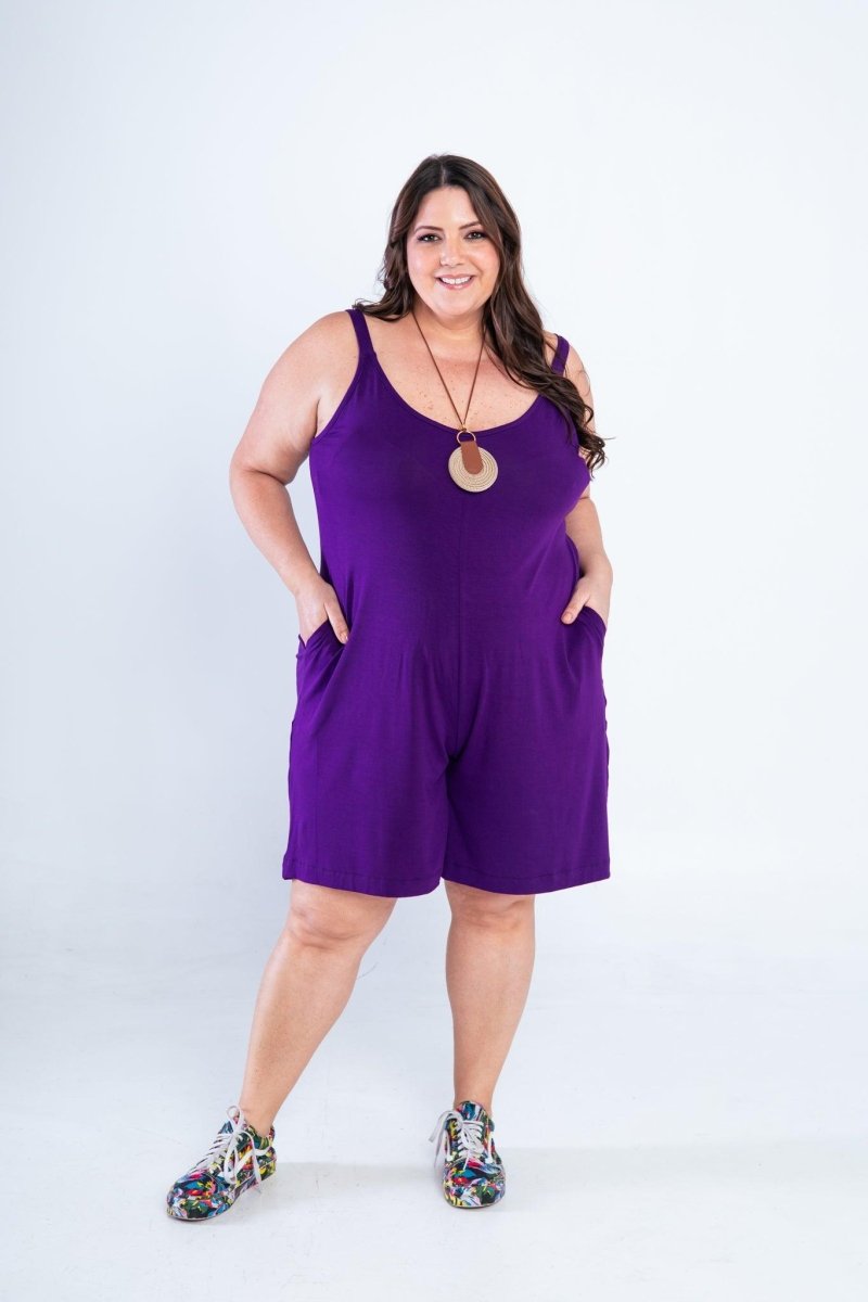 Macaquinho Kate - Midi Alça Larga