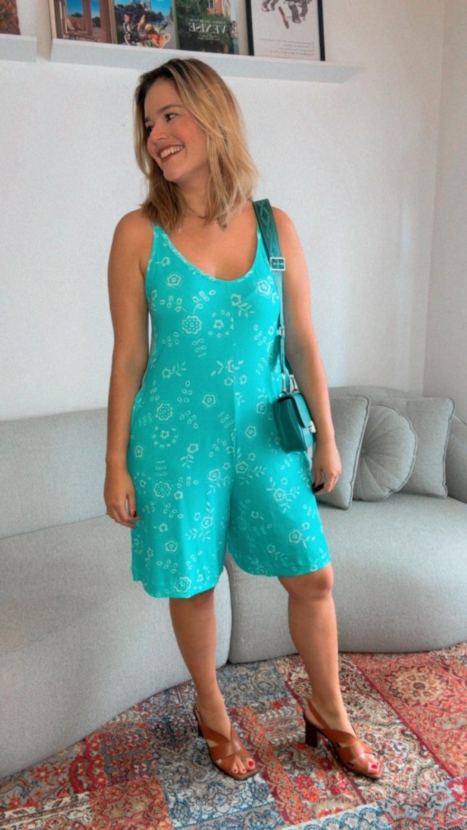 Macaquinho Kate - Midi Alça Larga