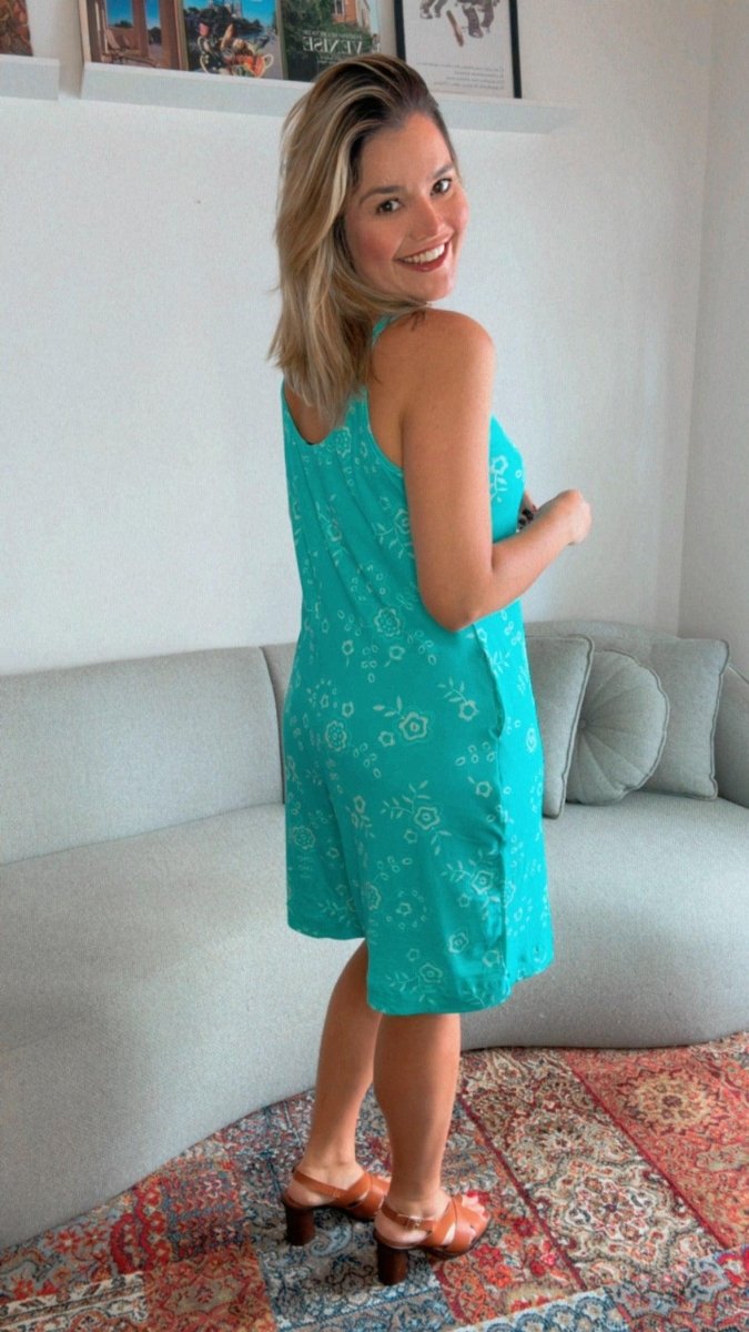 Macaquinho Kate - Midi Alça Larga