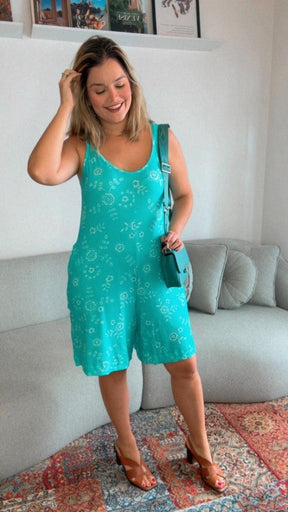 Macaquinho Kate - Midi Alça Larga