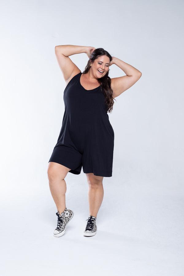 Macaquinho Kate - Midi Alça Larga