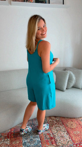 Macaquinho Kate - Midi Alça Larga