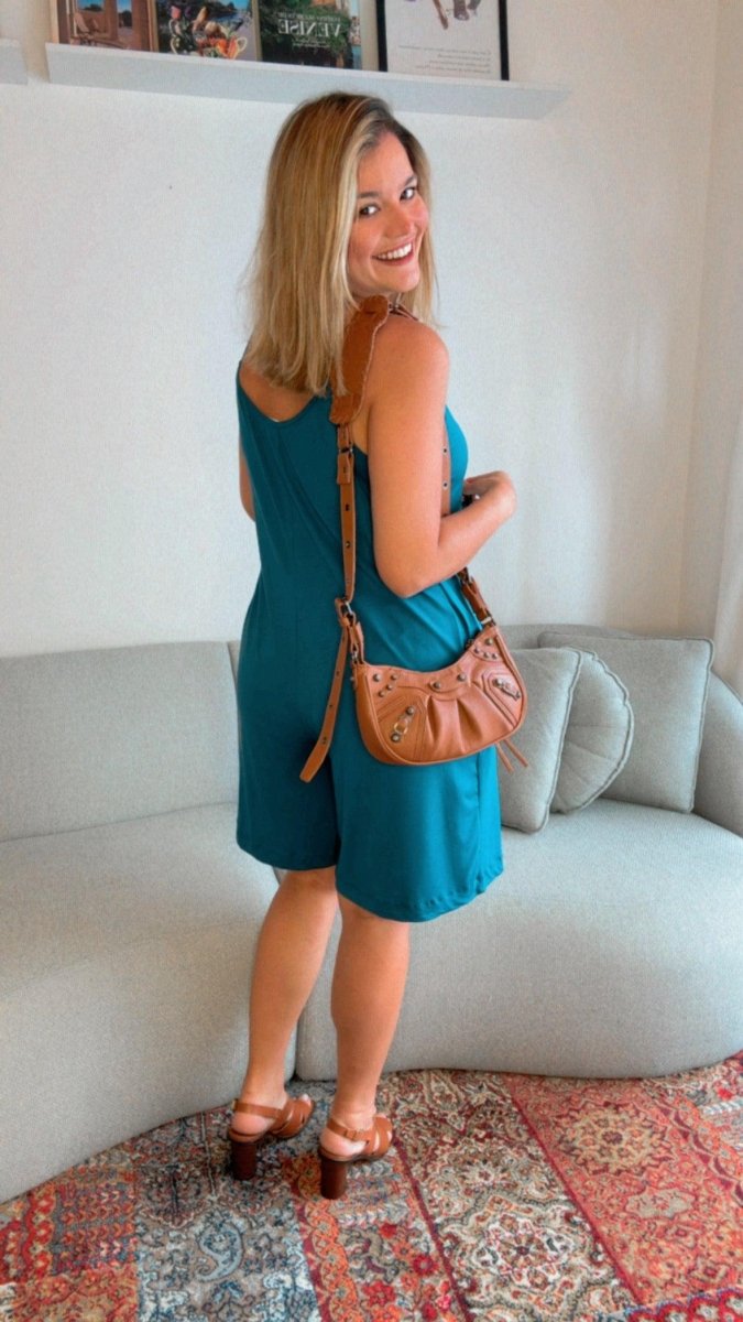 Macaquinho Kate - Midi Alça Larga