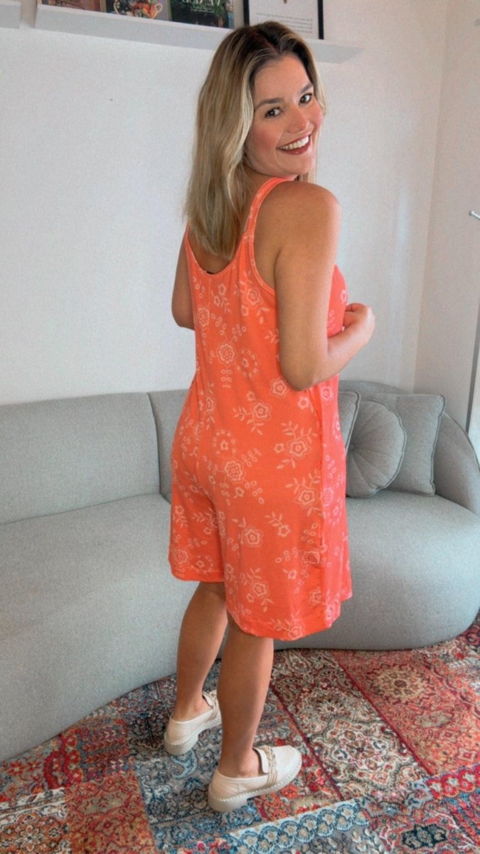 Macaquinho Kate - Midi Alça Larga