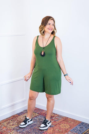 Macaquinho Kate - Midi Alça Larga