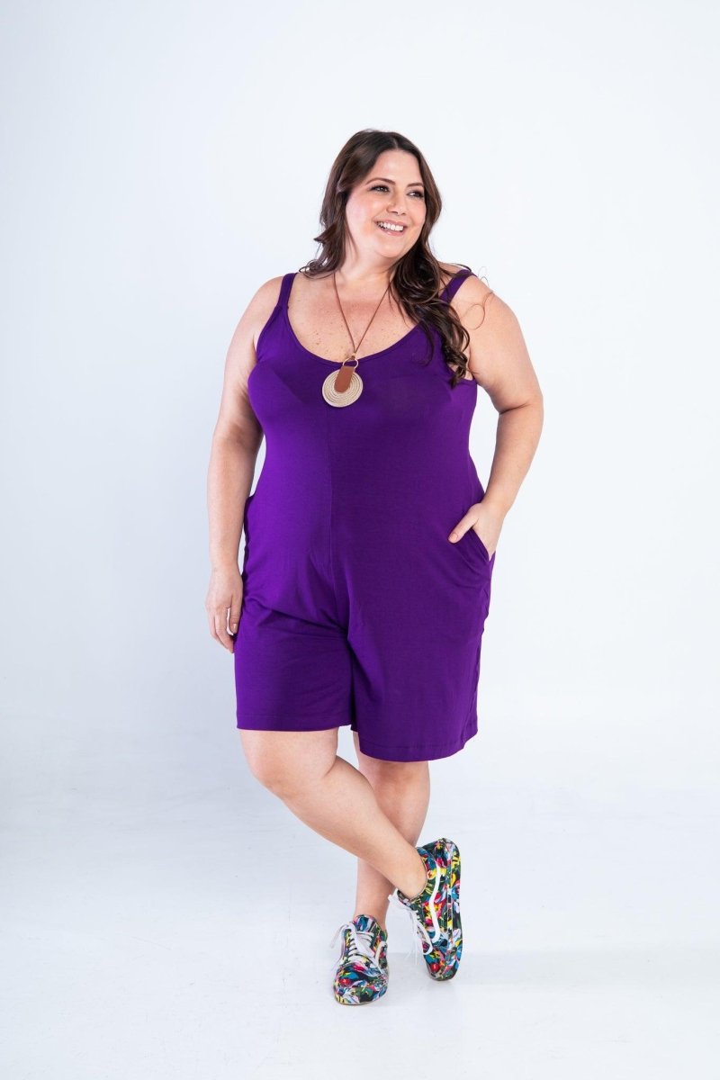 Macaquinho Kate - Midi Alça Larga