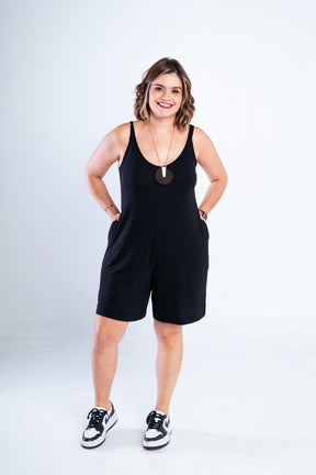 Macaquinho Kate - Midi Alça Larga