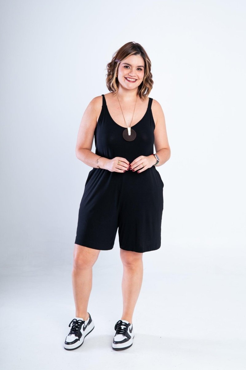 Macaquinho Kate - Midi Alça Larga