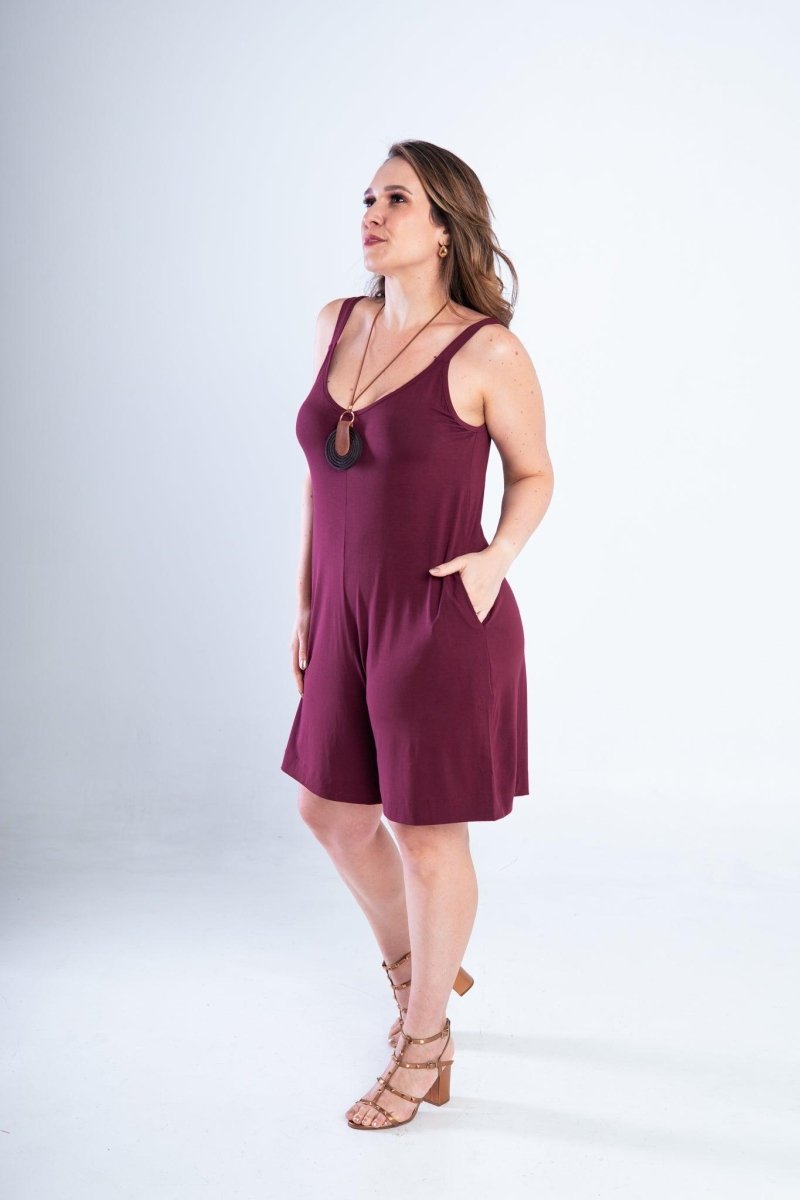 Macaquinho Kate - Midi Alça Larga