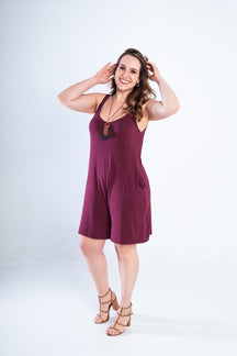 Macaquinho Kate - Midi Alça Larga