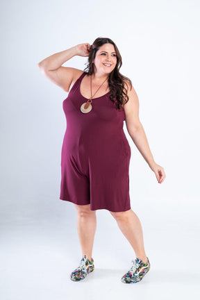 Macaquinho Kate - Midi Alça Larga