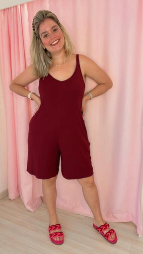 Macaquinho Kate - Midi Alça Larga