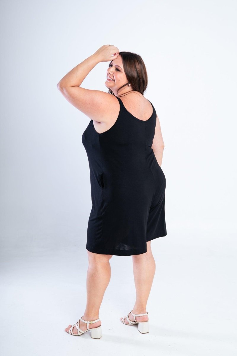 Macaquinho Kate - Midi Alça Larga