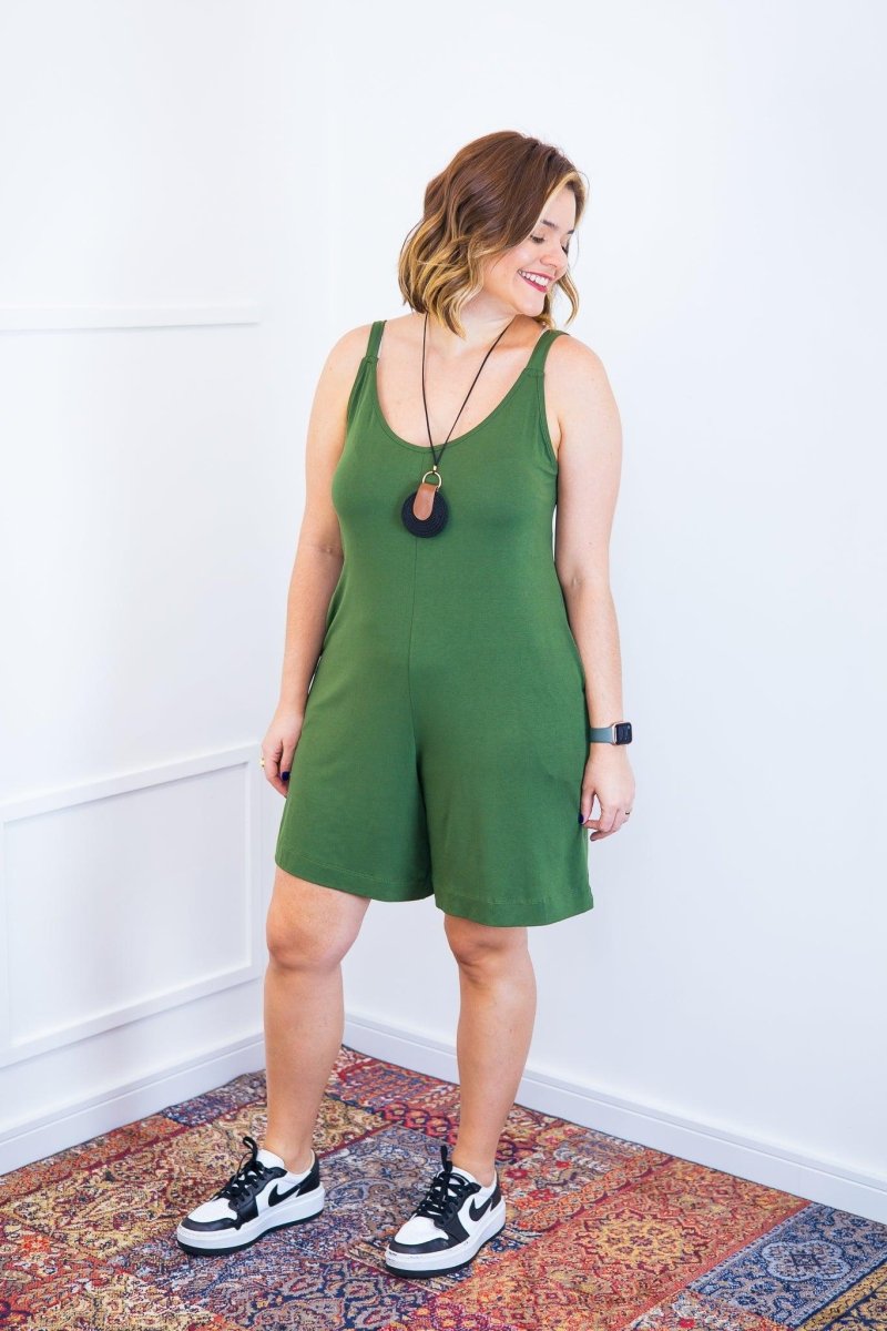 Macaquinho Kate - Midi Alça Larga