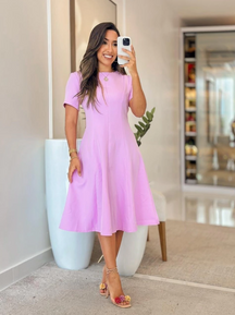 Vestido Alfaiataria Evasê