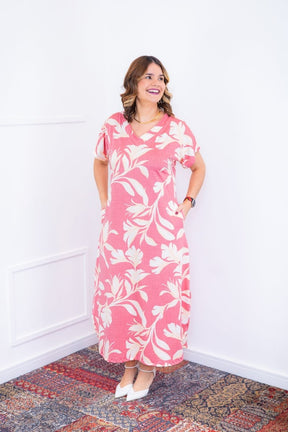 Vestido Antonella – Decote V com Fendas Laterais em Malha Confort Deluxe