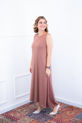 Vestido Daiane - Regata Longuete Mullet em Malha Confort