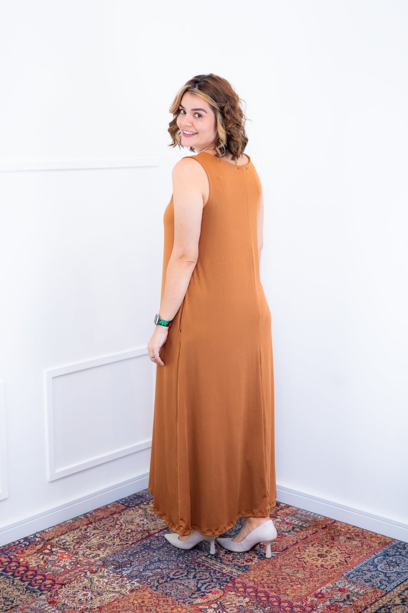 Vestido Daiane - Regata Longuete Mullet em Malha Confort