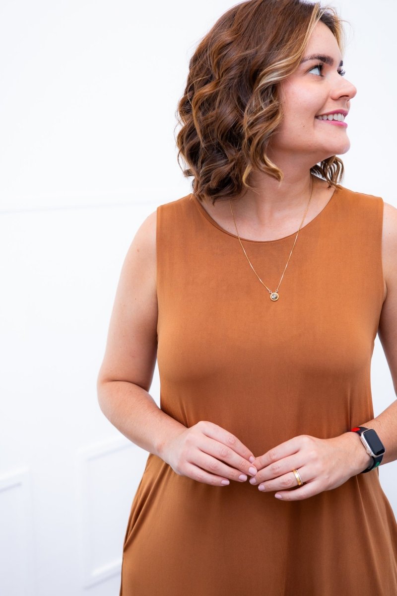 Vestido Daiane - Regata Longuete Mullet em Malha Confort