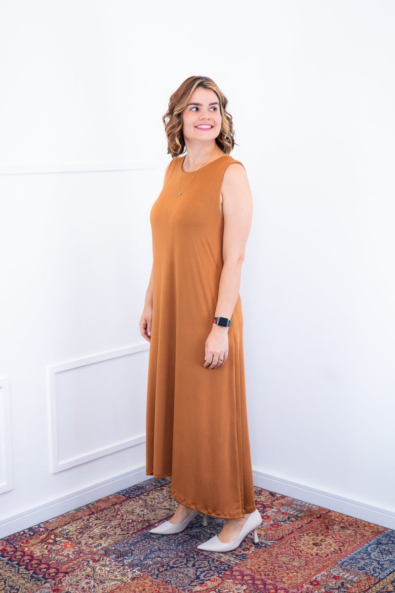 Vestido Daiane - Regata Longuete Mullet em Malha Confort