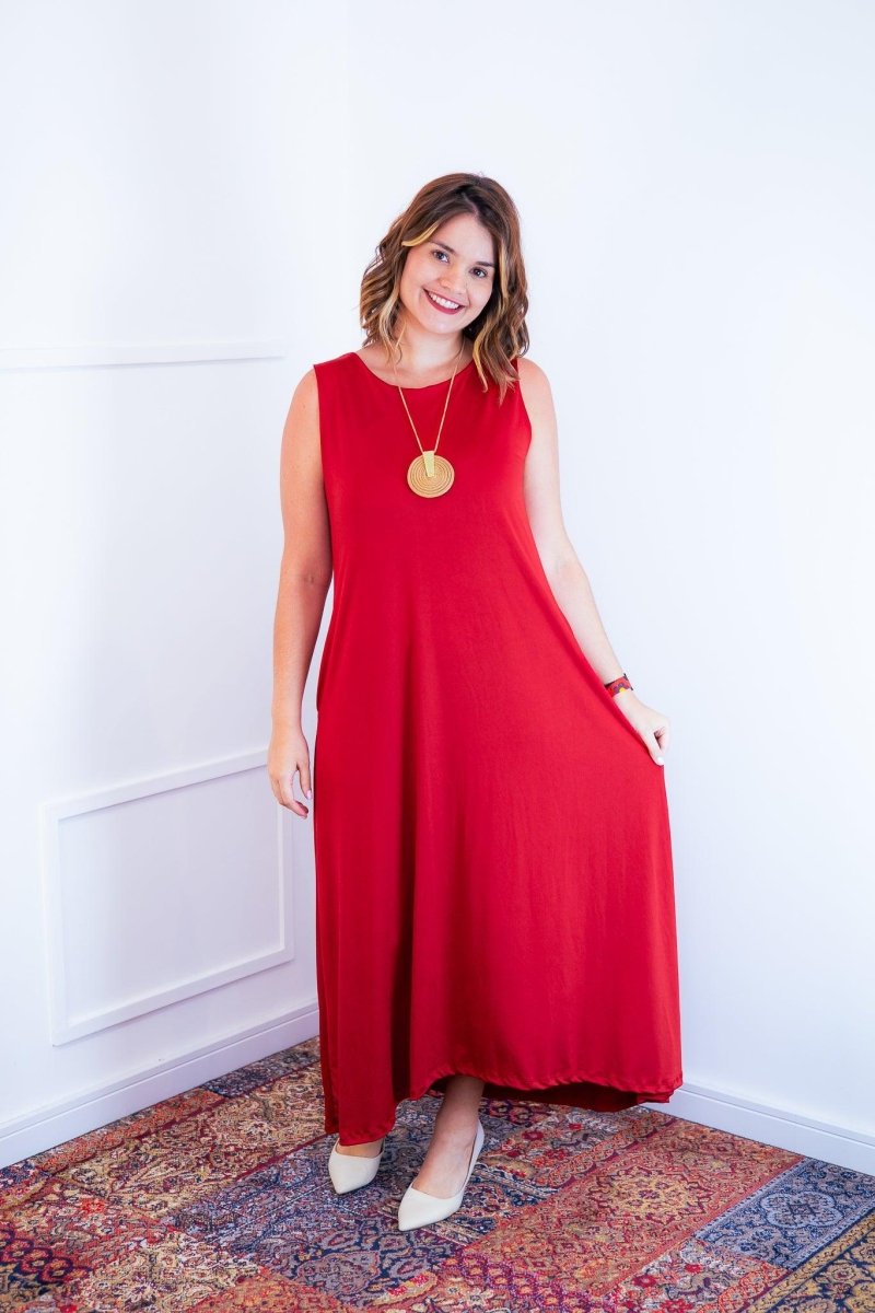 Vestido Daiane - Regata Longuete Mullet em Malha Confort