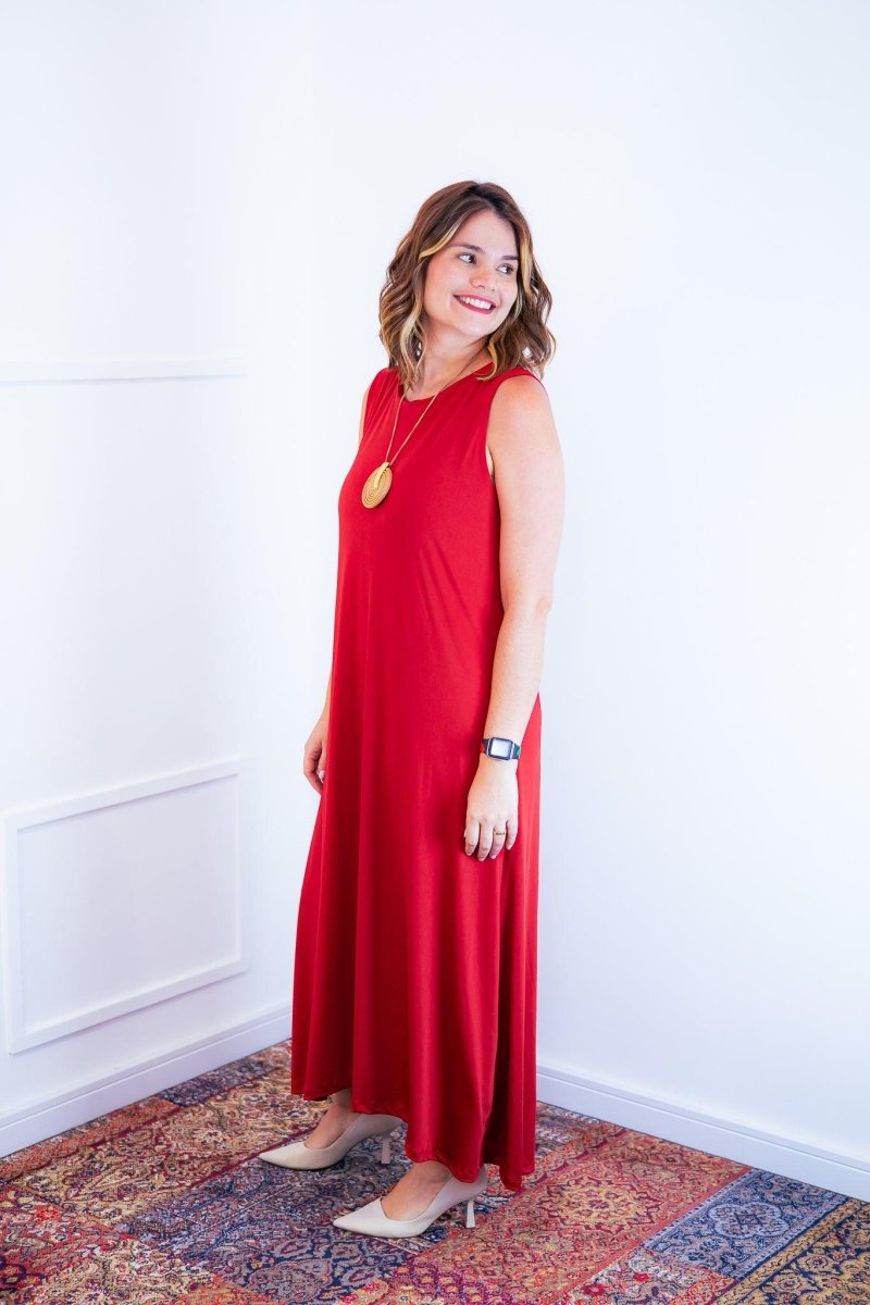 Vestido Daiane - Regata Longuete Mullet em Malha Confort