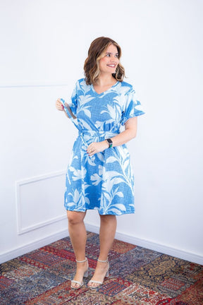 Vestido Letícia – Midi com Gola V em Malha Confort Deluxe