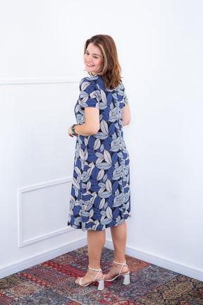 Vestido Sara - Malha Confort Midi com Manga