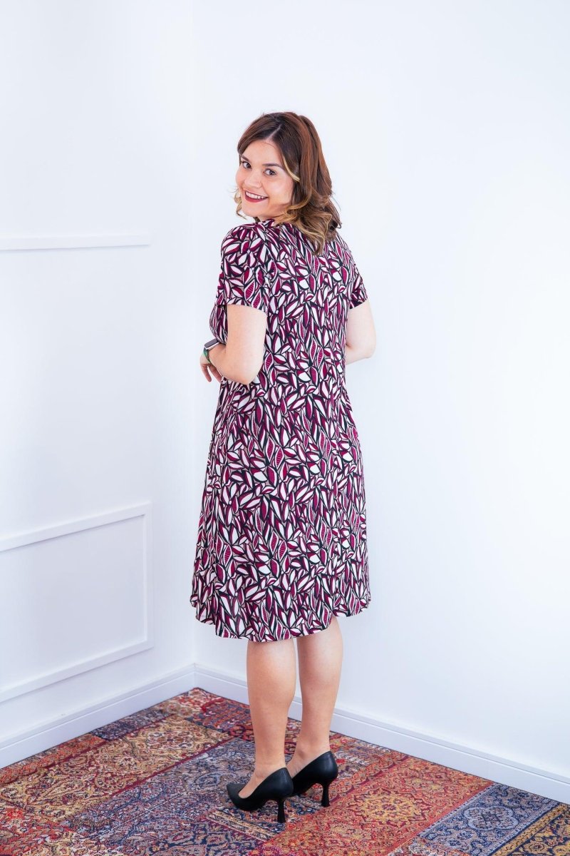 Vestido Sara - Malha Confort Midi com Manga